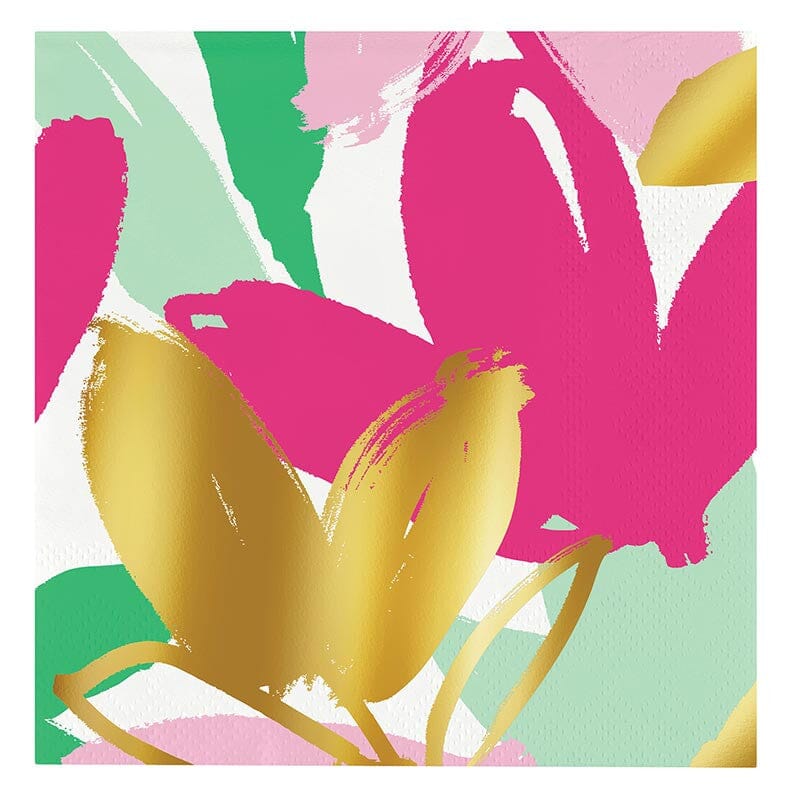 Palm Beach Floral Napkin - 20ct The Happy Southerner 