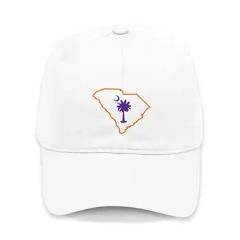 Palmetto Clemson SC White Cap The Happy Southerner 