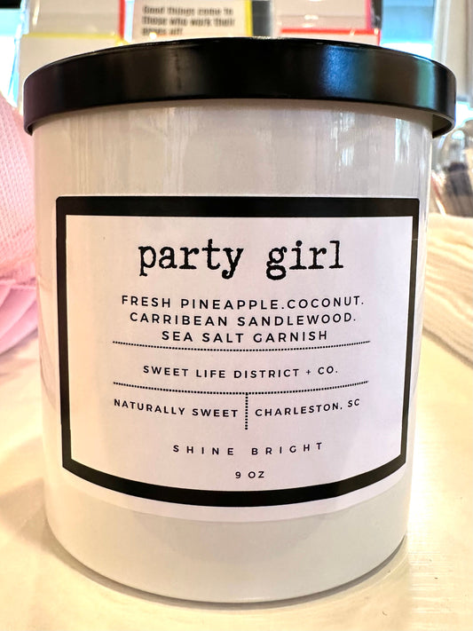 Party Girl Candle - Single Wick The Happy Southerner 