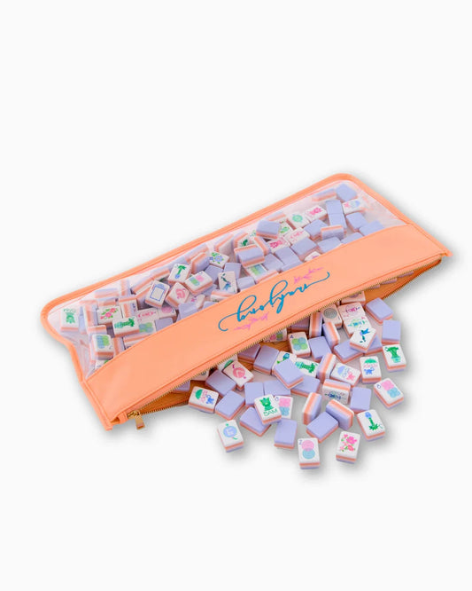 Peach Script Mahjong Bag The Happy Southerner 