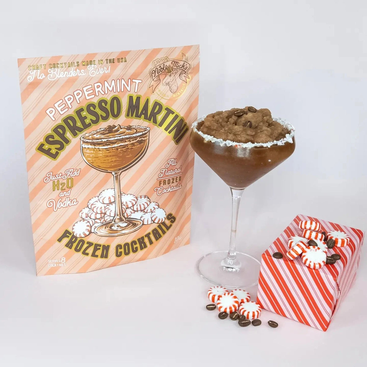Peppermint Espresso Martini Frozen Cocktail The Happy Southerner 