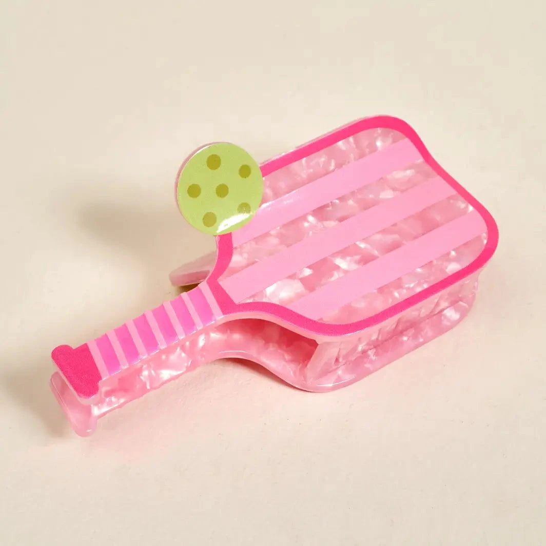 Pickleball - Acetate Hair Claw Clip The Happy Southerner 