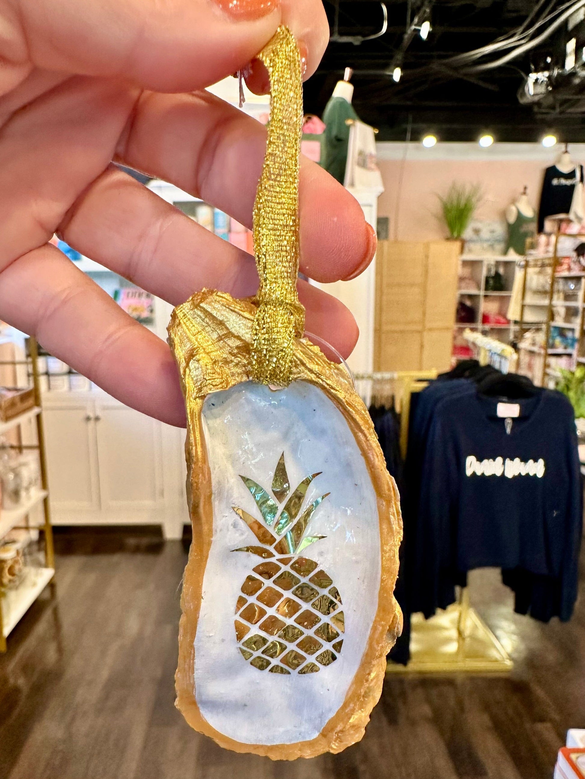 Pineapple Oyster Ornament The Happy Southerner 