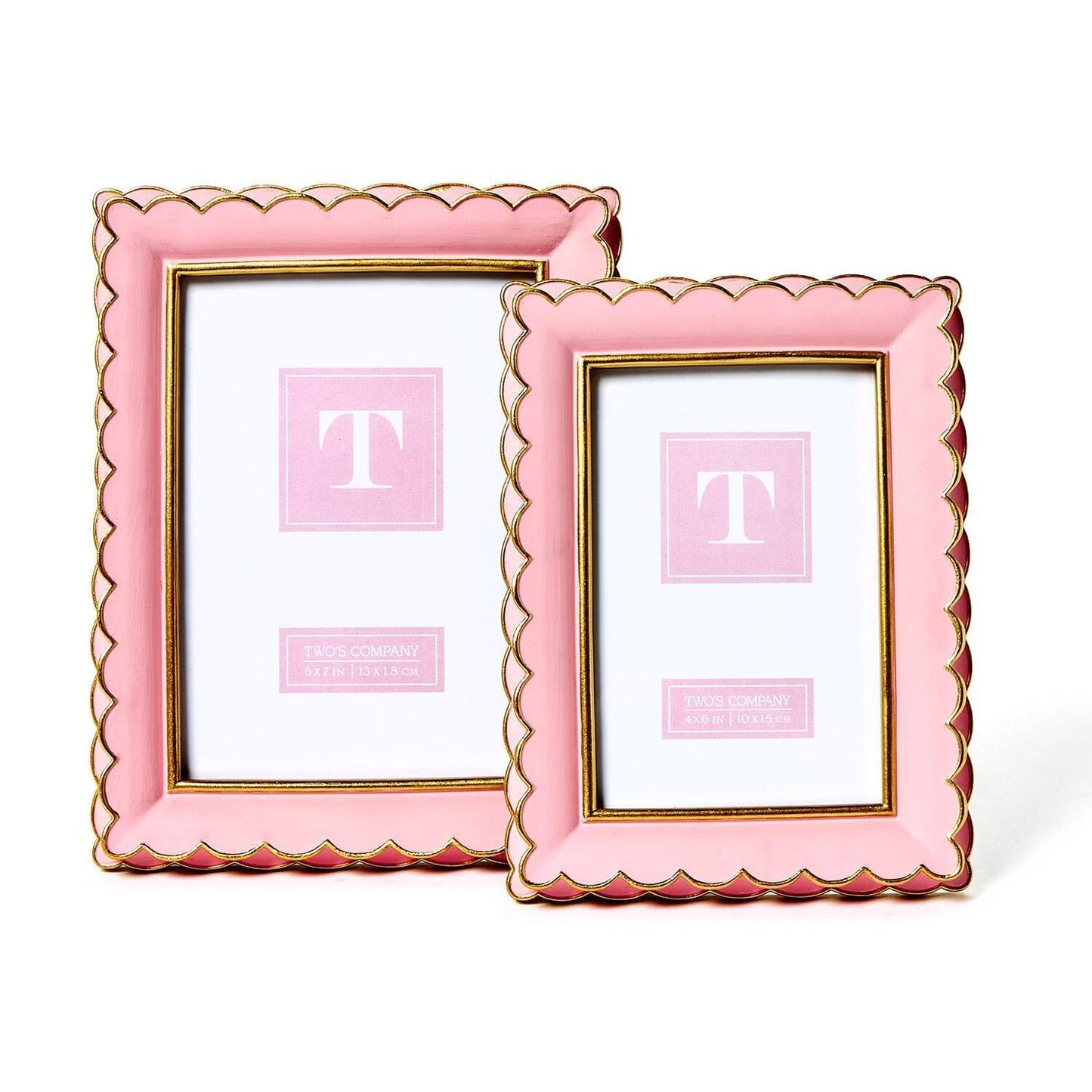 Pink Scalloped Picture Frames The Happy Southerner 