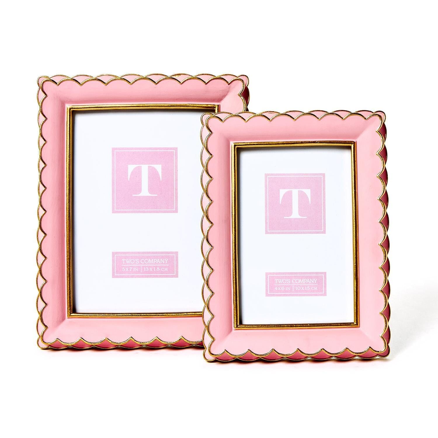 Pink Scalloped Picture Frames The Happy Southerner 