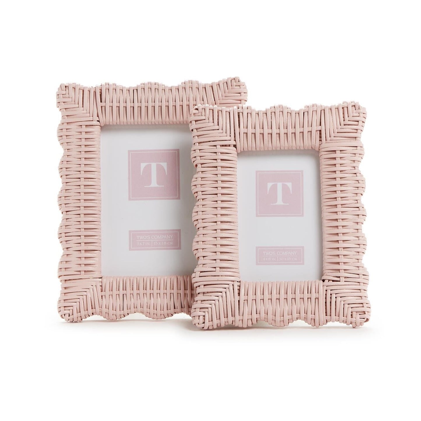 Pink Wicker Photo Frame The Happy Southerner 