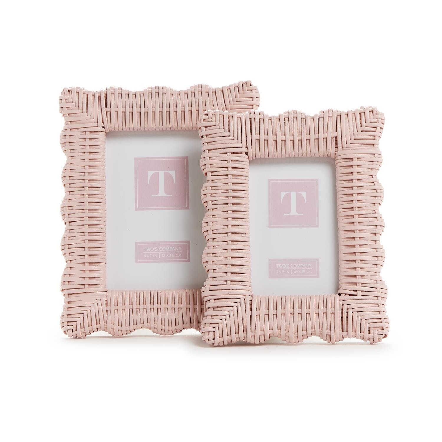 Pink Wicker Photo Frame The Happy Southerner 