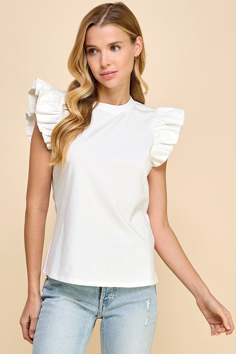 Poppy Ruffle Top The Happy Southerner 