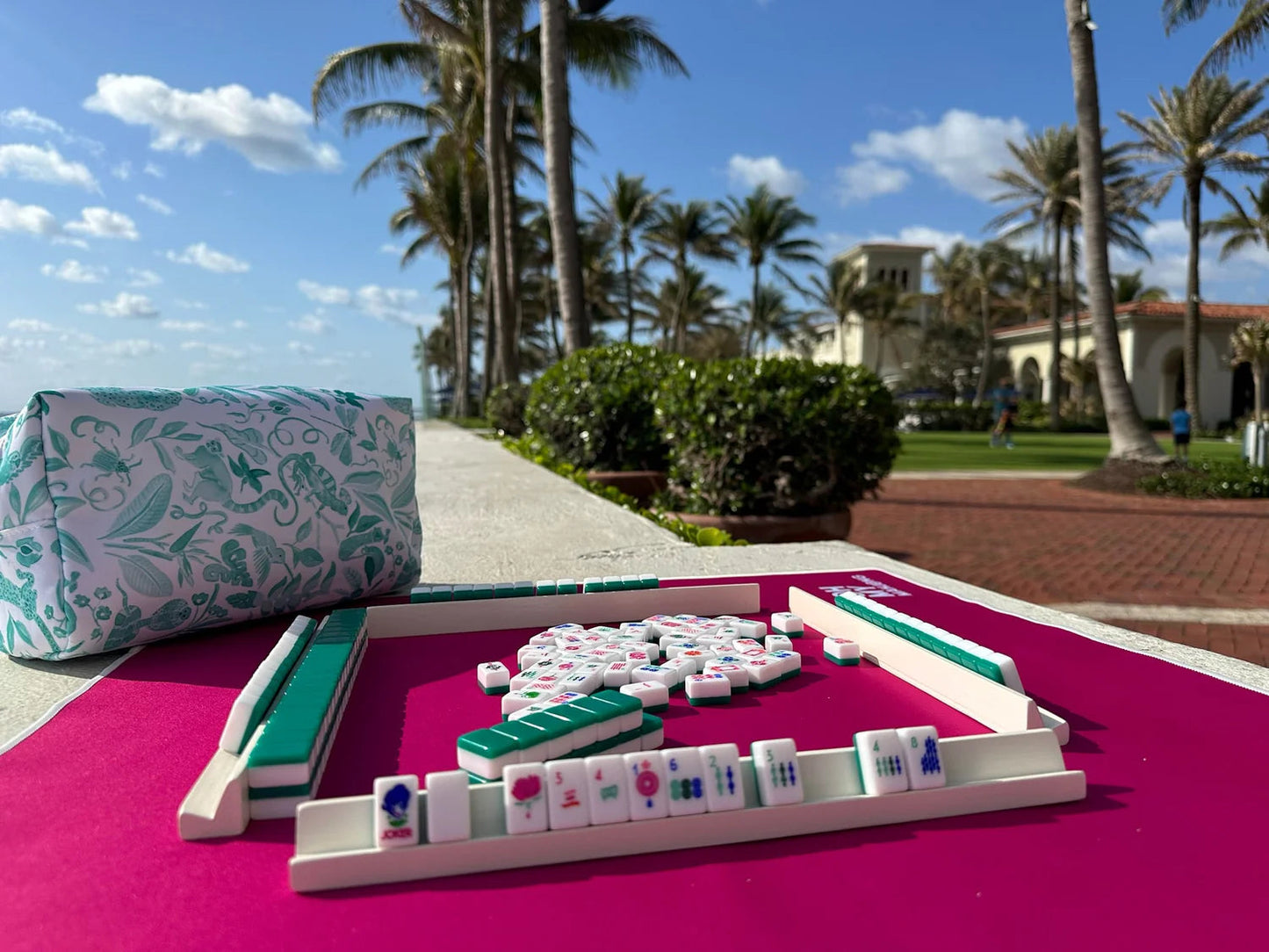 Pre-Order - Palm Beach Mini Mahjong Travel Set The Happy Southerner 