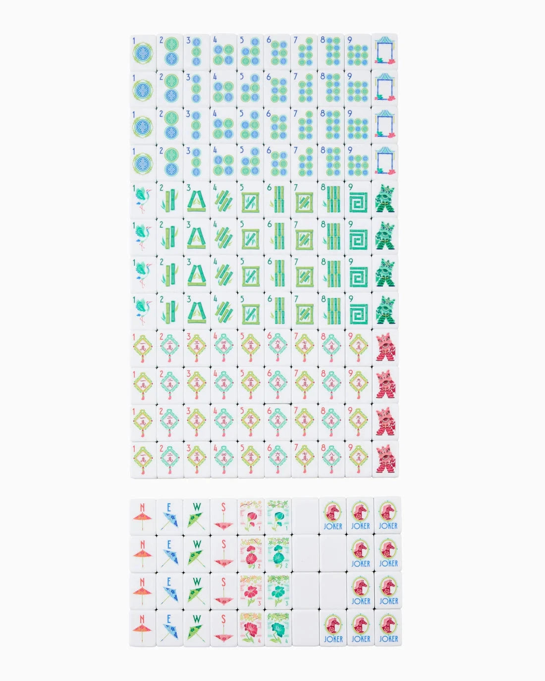Pre-Order - Pippa Mahjong Tiles The Happy Southerner 
