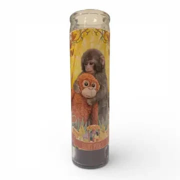 Punch the Monkey Prayer Candle The Happy Southerner 