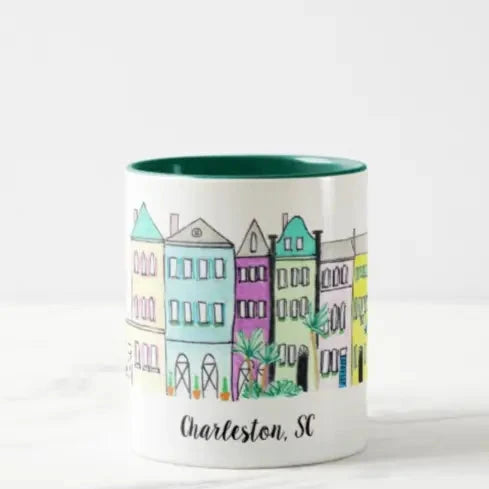 Rainbow Row Mug The Happy Southerner 