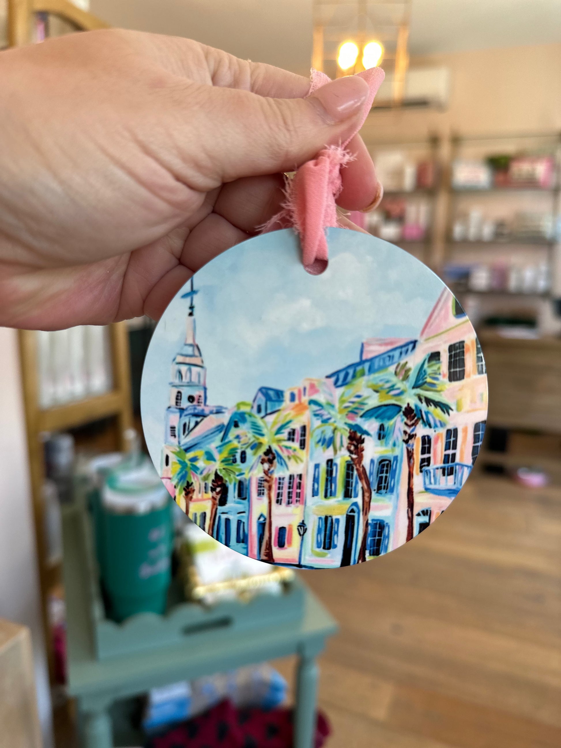 Rainbow Row Ornament The Happy Southerner 