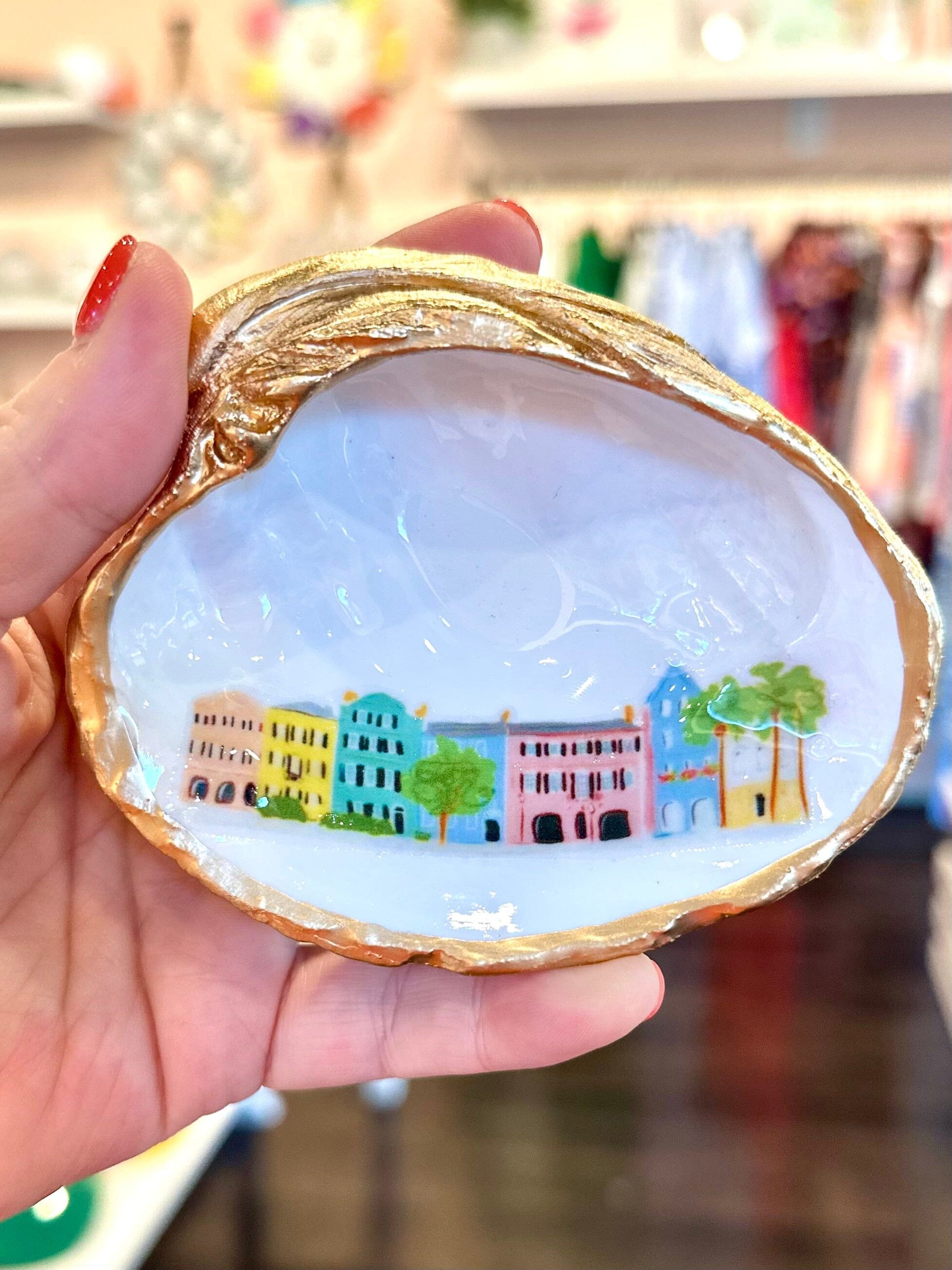 Rainbow Row Oyster Dish The Happy Southerner 