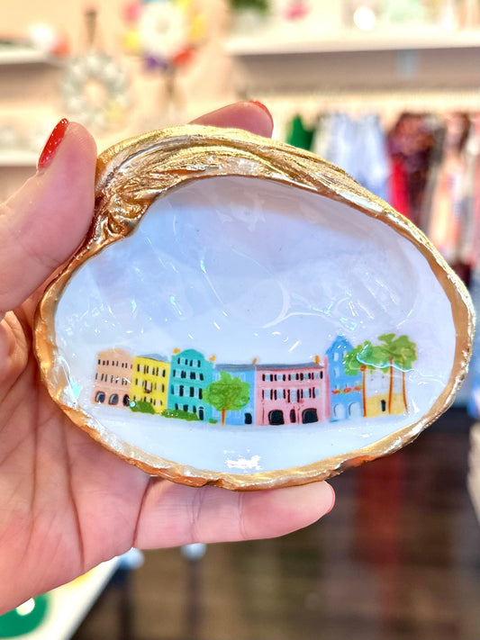 Rainbow Row Oyster Dish The Happy Southerner 