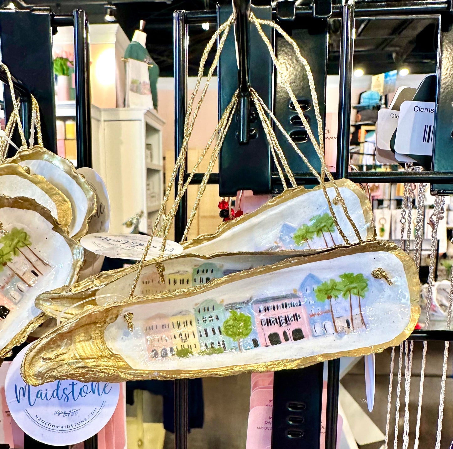 Rainbow Row Oyster Ornament The Happy Southerner 