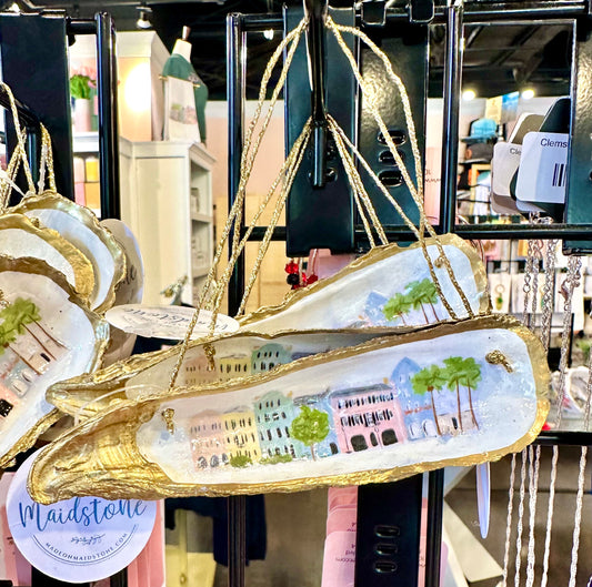 Rainbow Row Oyster Ornament The Happy Southerner 