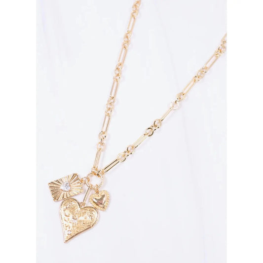 Rambeau Charms Necklace Gold The Happy Southerner 