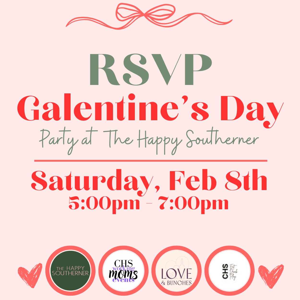 RSVP Galentine’s Day Party! The Happy Southerner 