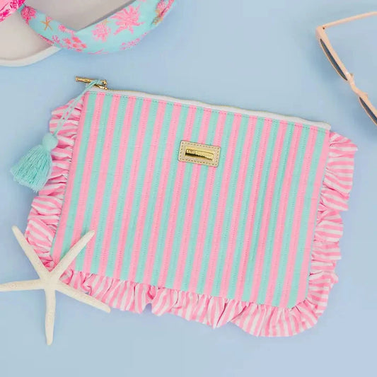 Ruffle Pencil Pouch The Happy Southerner 