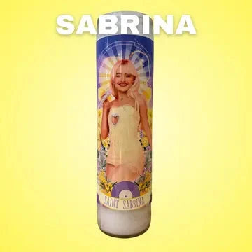 Sabrina Carpenter Altar Candle The Happy Southerner 