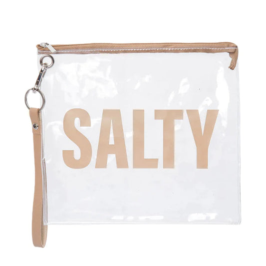 Salty Clear Bag Wristlet The Happy Southerner 