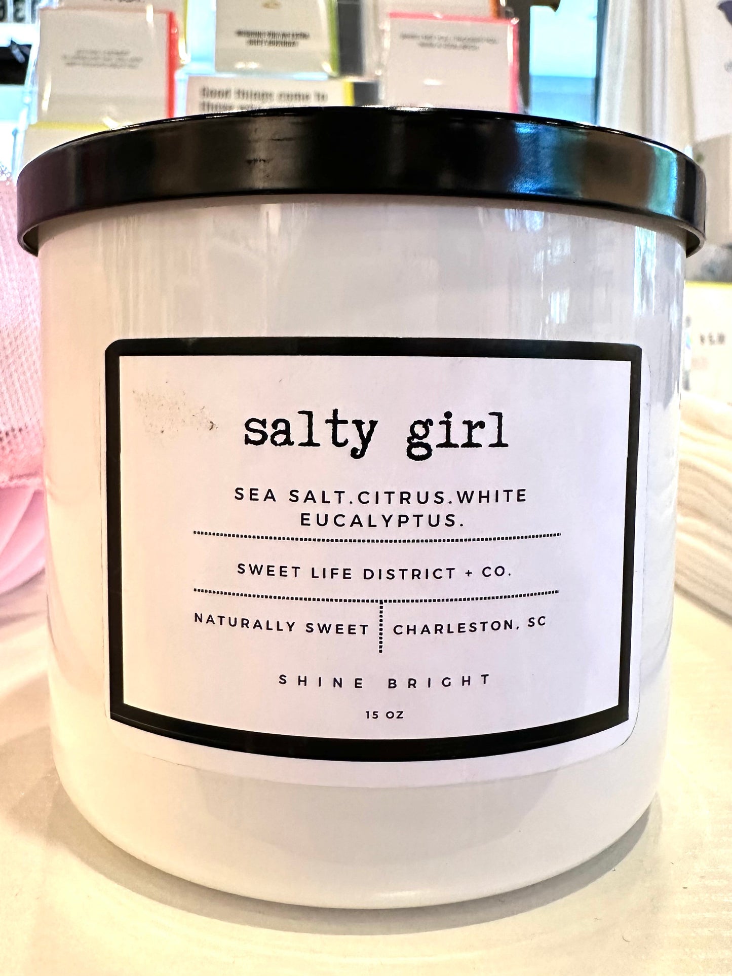 Salty Girl Candle - 3 Wick The Happy Southerner 