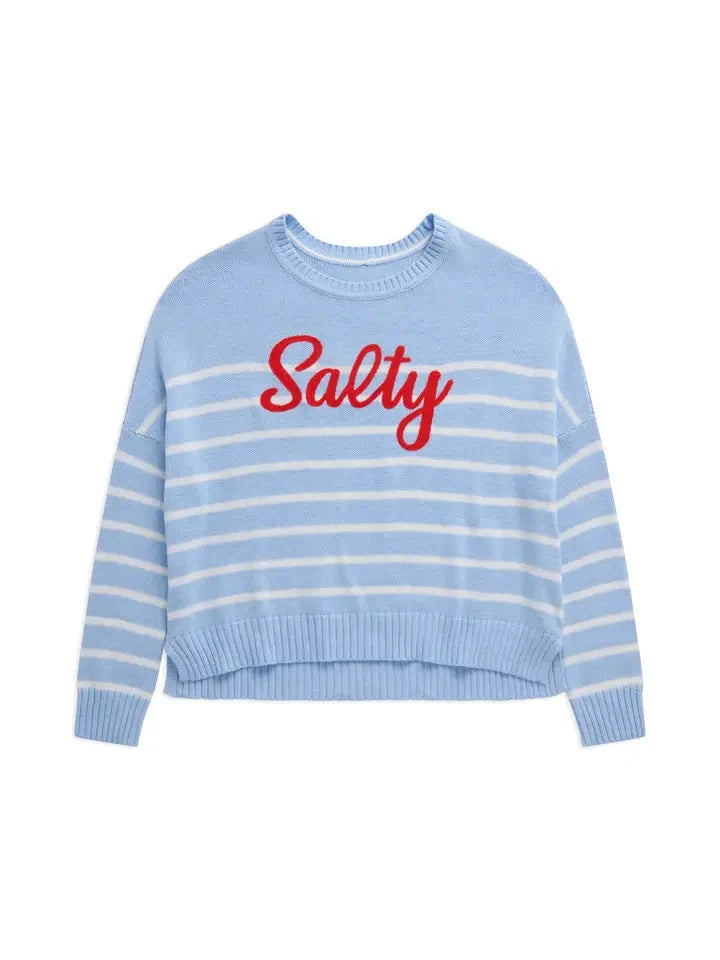 Salty Relaxed Fit Sweater The Happy Southerner 