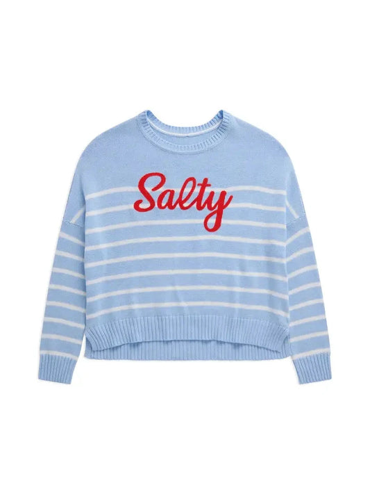 Salty Relaxed Fit Sweater The Happy Southerner 