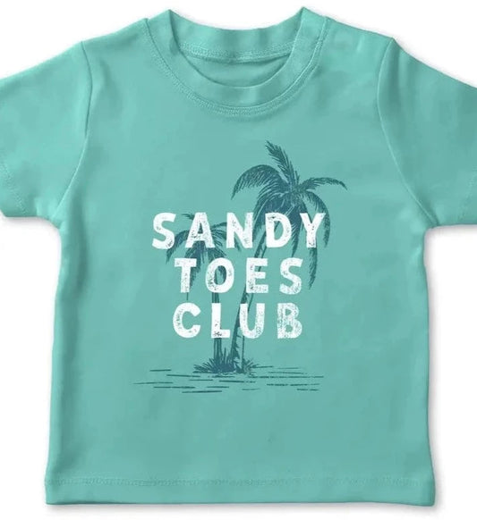 Sandy Toes Club - Toddler Shirt The Happy Southerner 