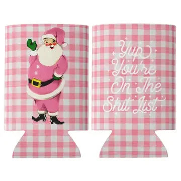 Santa Shit List Can Cooler The Happy Southerner 