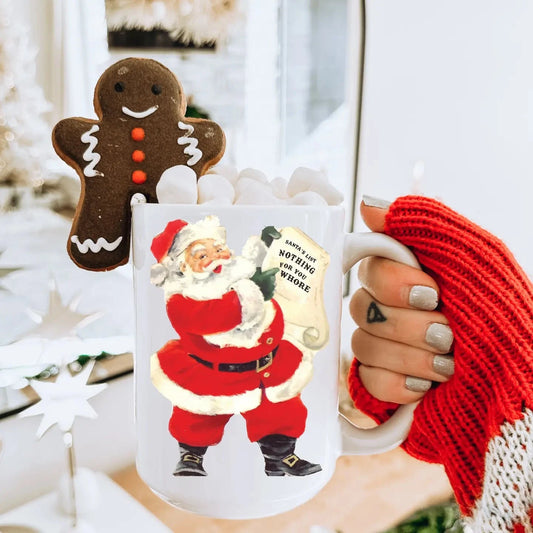 Santa Snarky Coffee Mug The Happy Southerner 