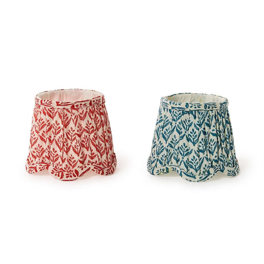Scalloped Floral Fabric Lampshade The Happy Southerner 