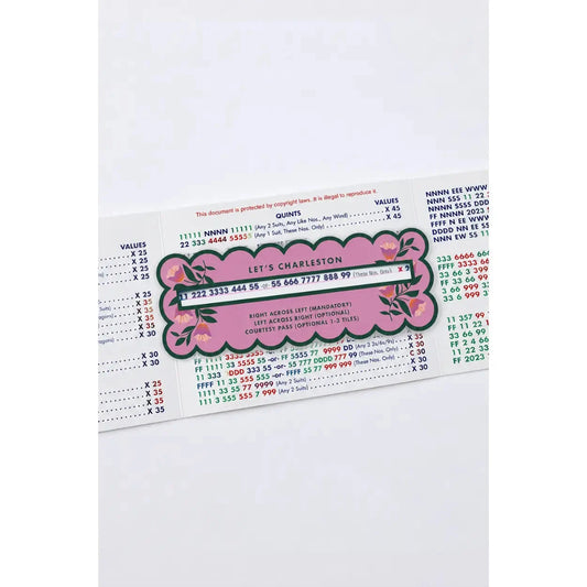 Scalloped Mahjong Line Finder-Pink The Happy Southerner 
