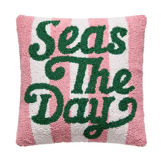Seas the Day Hook Pillow The Happy Southerner 