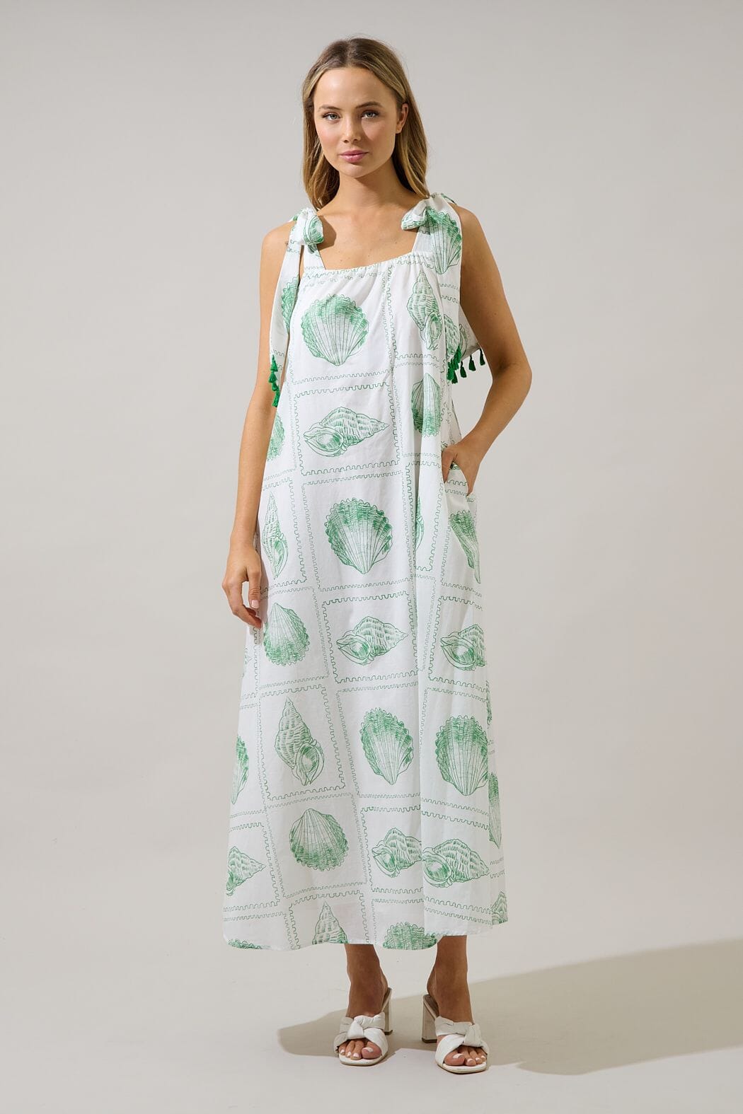 Seashell Bay Midi Dress The Happy Southerner 