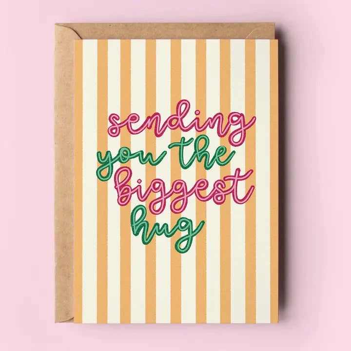 Sending You the Biggest Hug Greeting Card The Happy Southerner 
