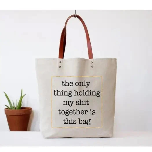 Shit Together Tote Bag The Happy Southerner 