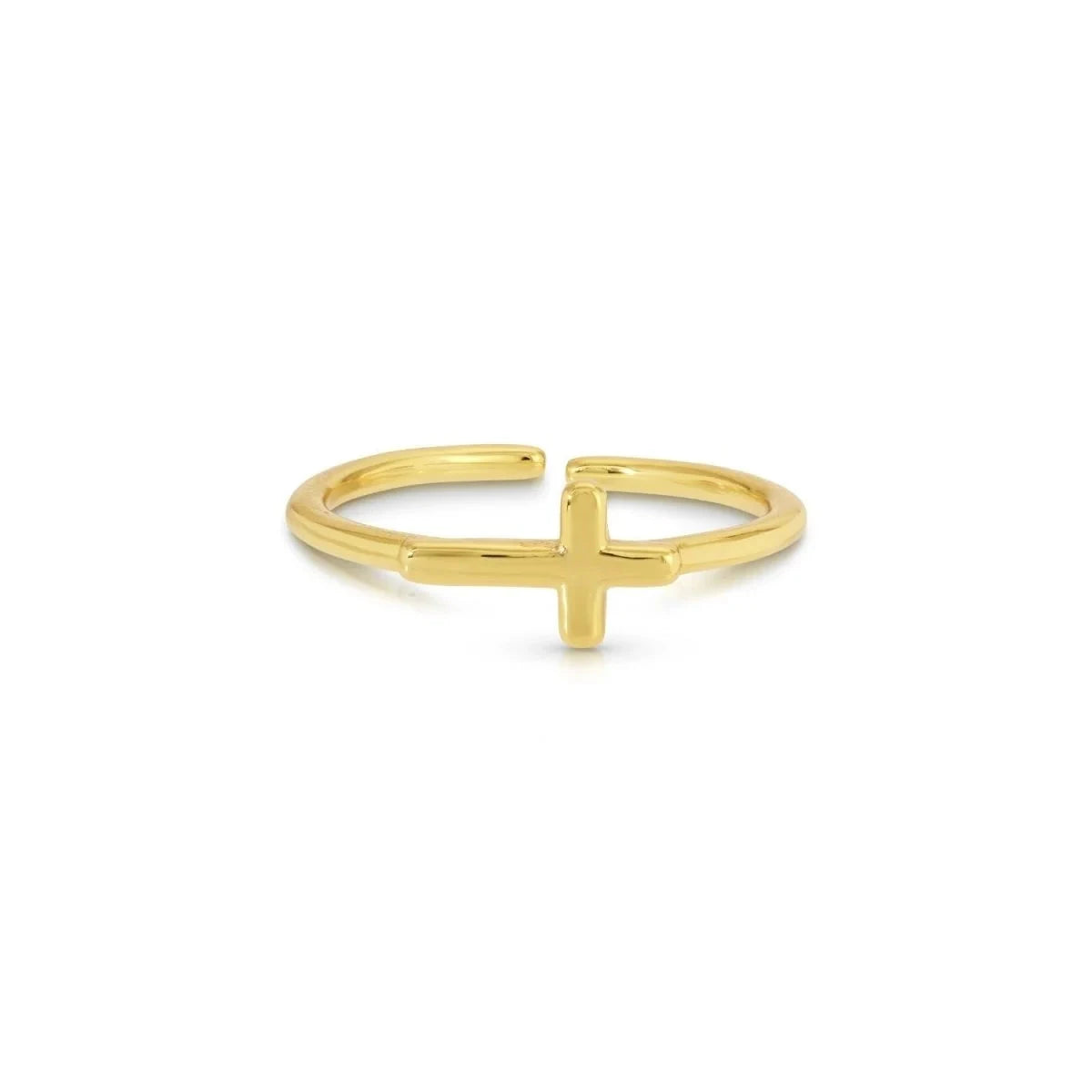 Simple Cross Adjustable Ring The Happy Southerner 