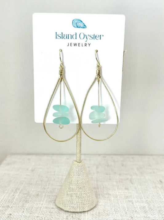 Simply Seaglass Earrings The Happy Southerner 