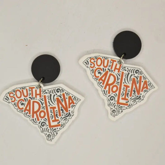 South Carolina Earrings The Happy Southerner 