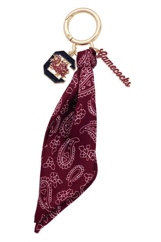 South Carolina Gamecocks Logo Bandana Keychain The Happy Southerner 