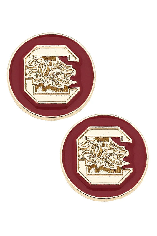 South Carolina Gamecocks Stud Earrings The Happy Southerner 