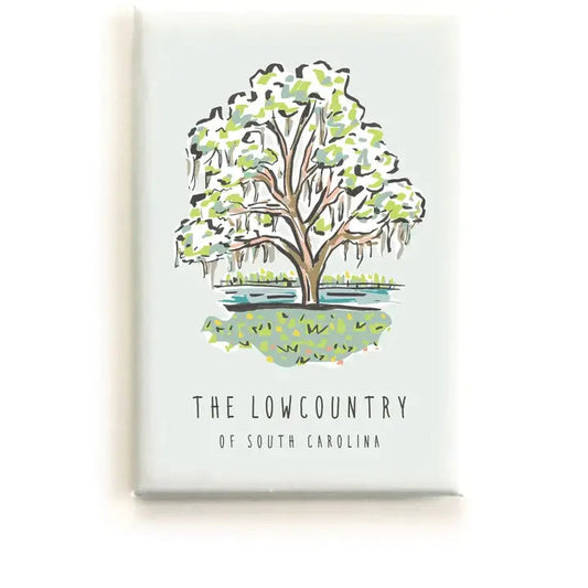 South Carolina Lowcountry Oak Tree Magnet The Happy Southerner 