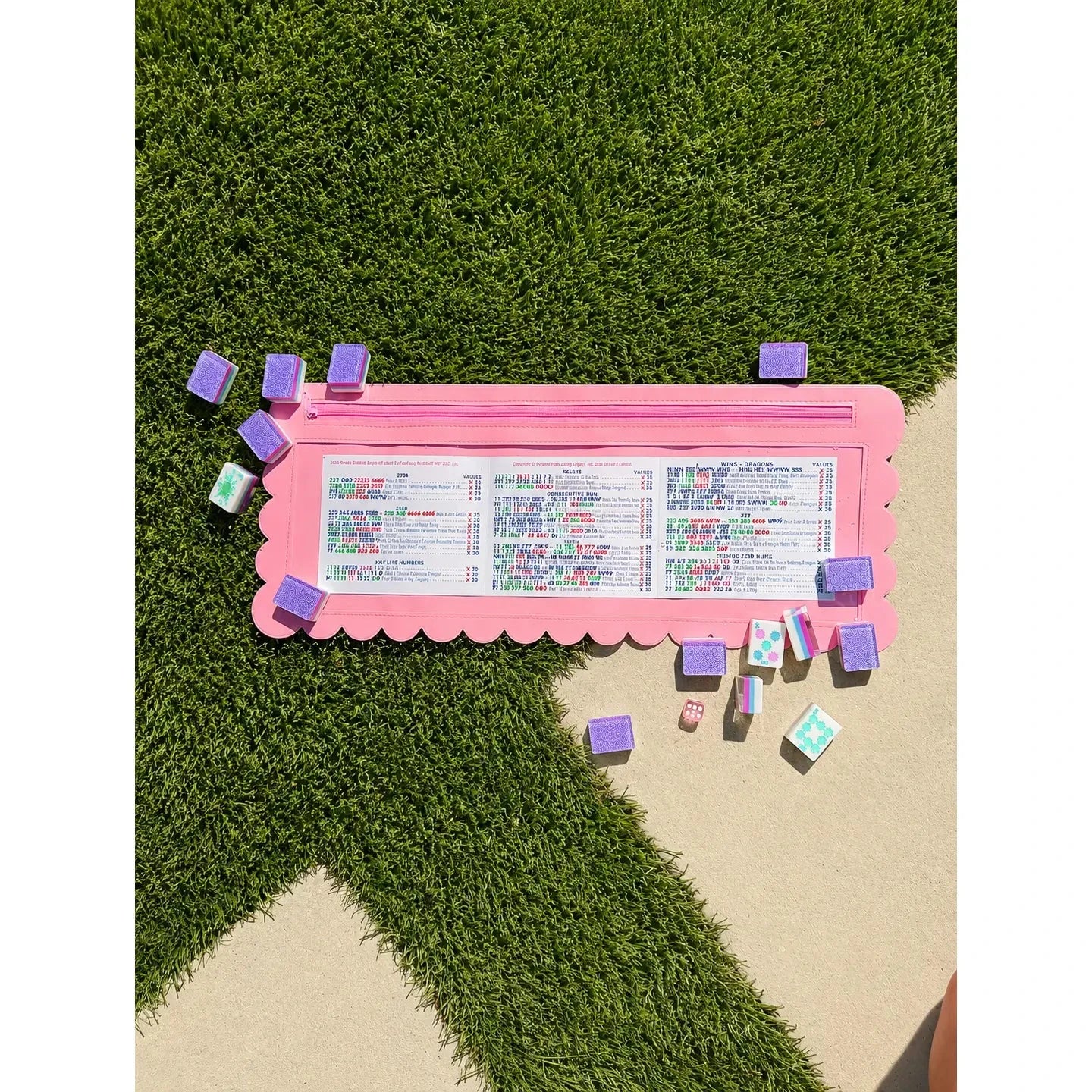 Splash-Proof Mahjong Card Holder For Pool Mahjong The Happy Southerner 