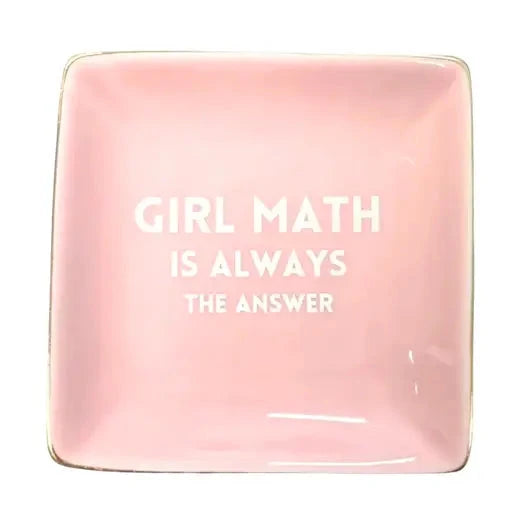 Square Trinket Tray Girl Math The Happy Southerner 