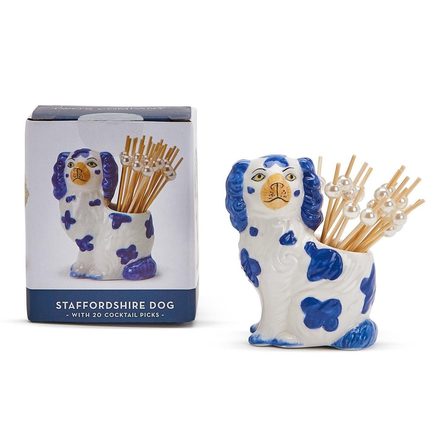 Staffordshire Dog with 20 Picks in Gift Box The Happy Southerner 