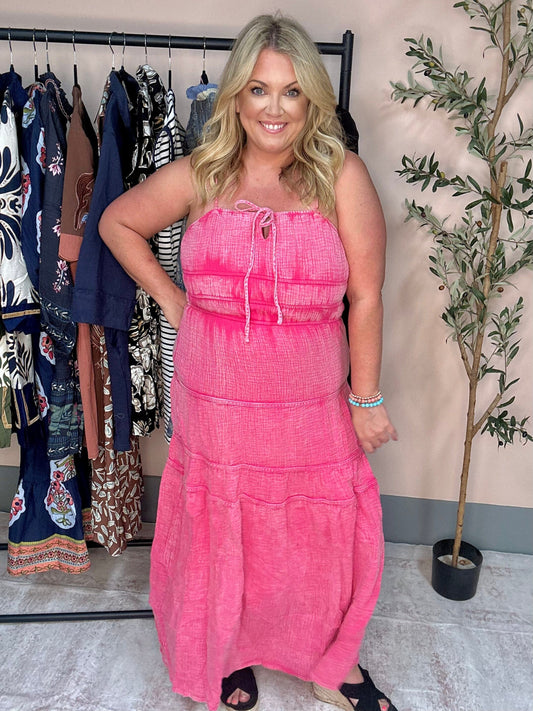 Strawberry Sunset Maxi Dress The Happy Southerner 