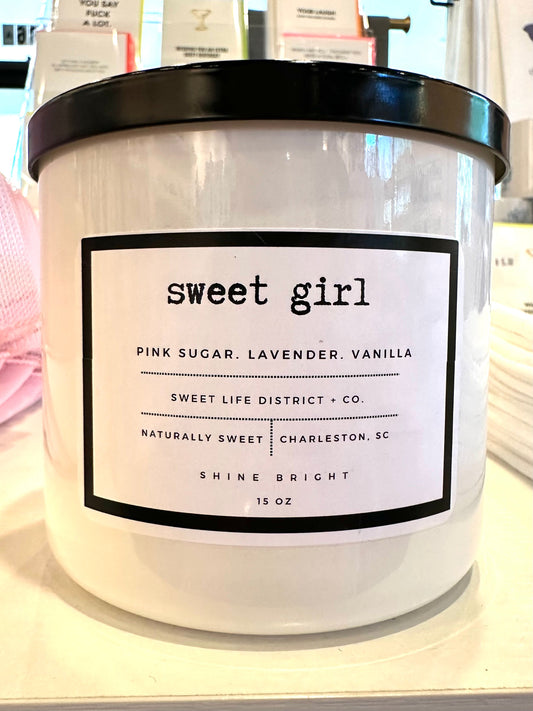 Sweet Girl Candle - 3 Wick The Happy Southerner 