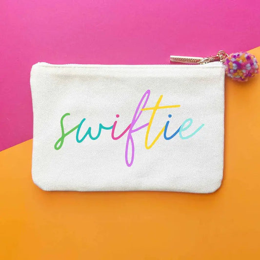 Swiftie Colorblock Script Bag & Pouch The Happy Southerner 